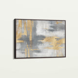 Abstract 003 Canvas Art 18" x 24" / 45 x 60 cm / Black