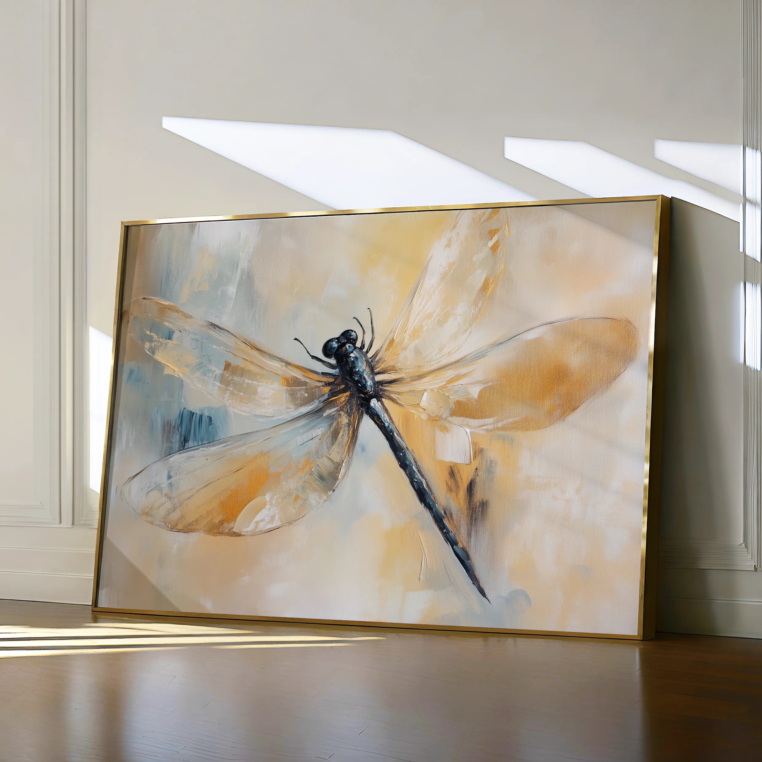 Animals 003 Canvas Art 18" x 24" / 45 x 60 cm / Black