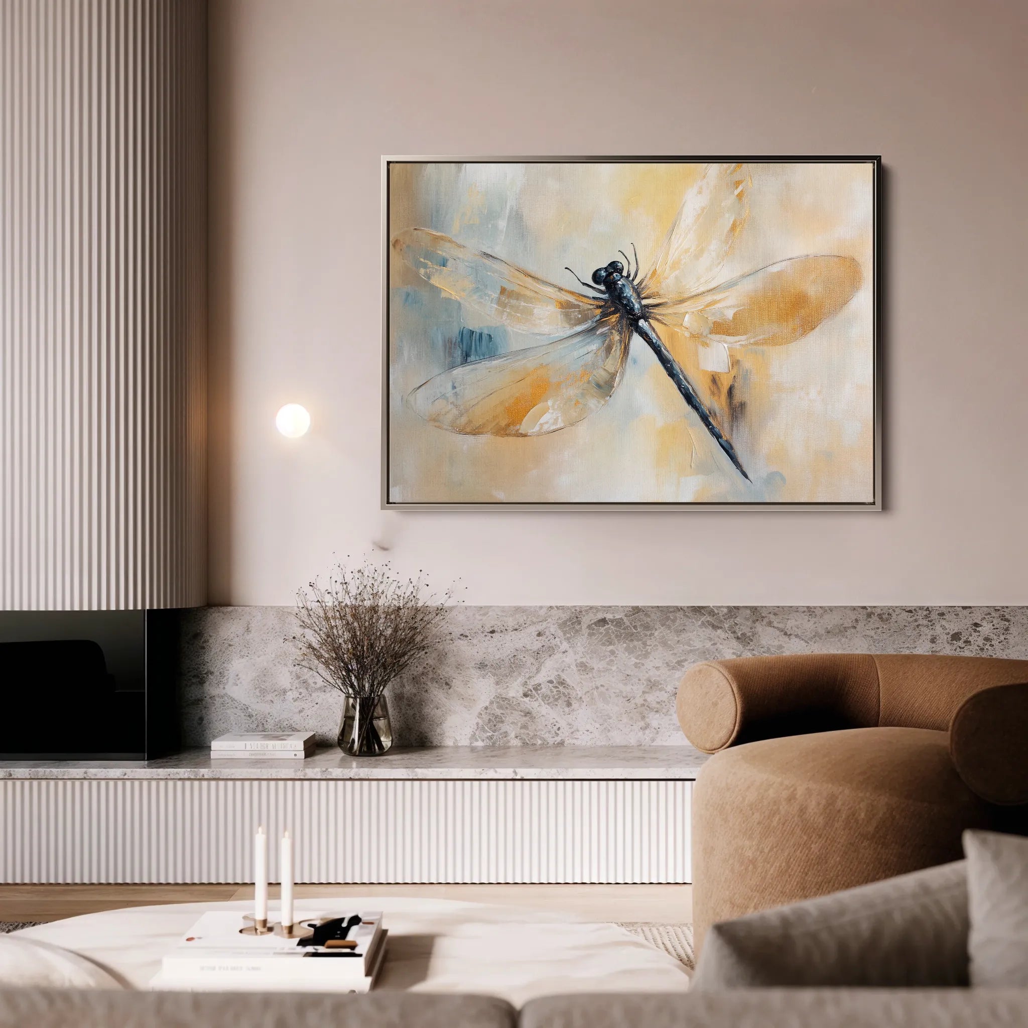 Animals 003 Canvas Art 18" x 24" / 45 x 60 cm / Black