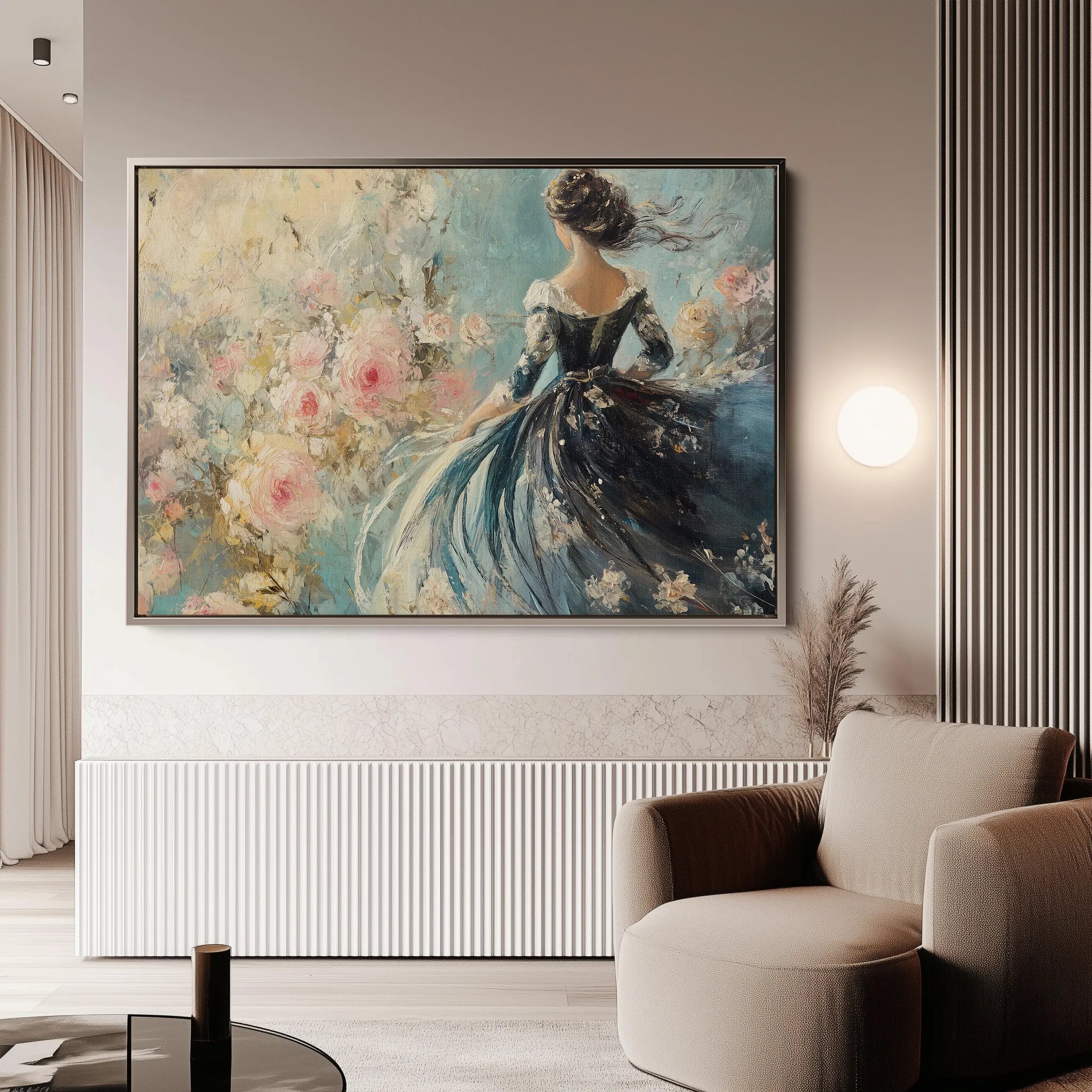 Classic 003 Canvas Art 18" x 24" / 45 x 60 cm / Black