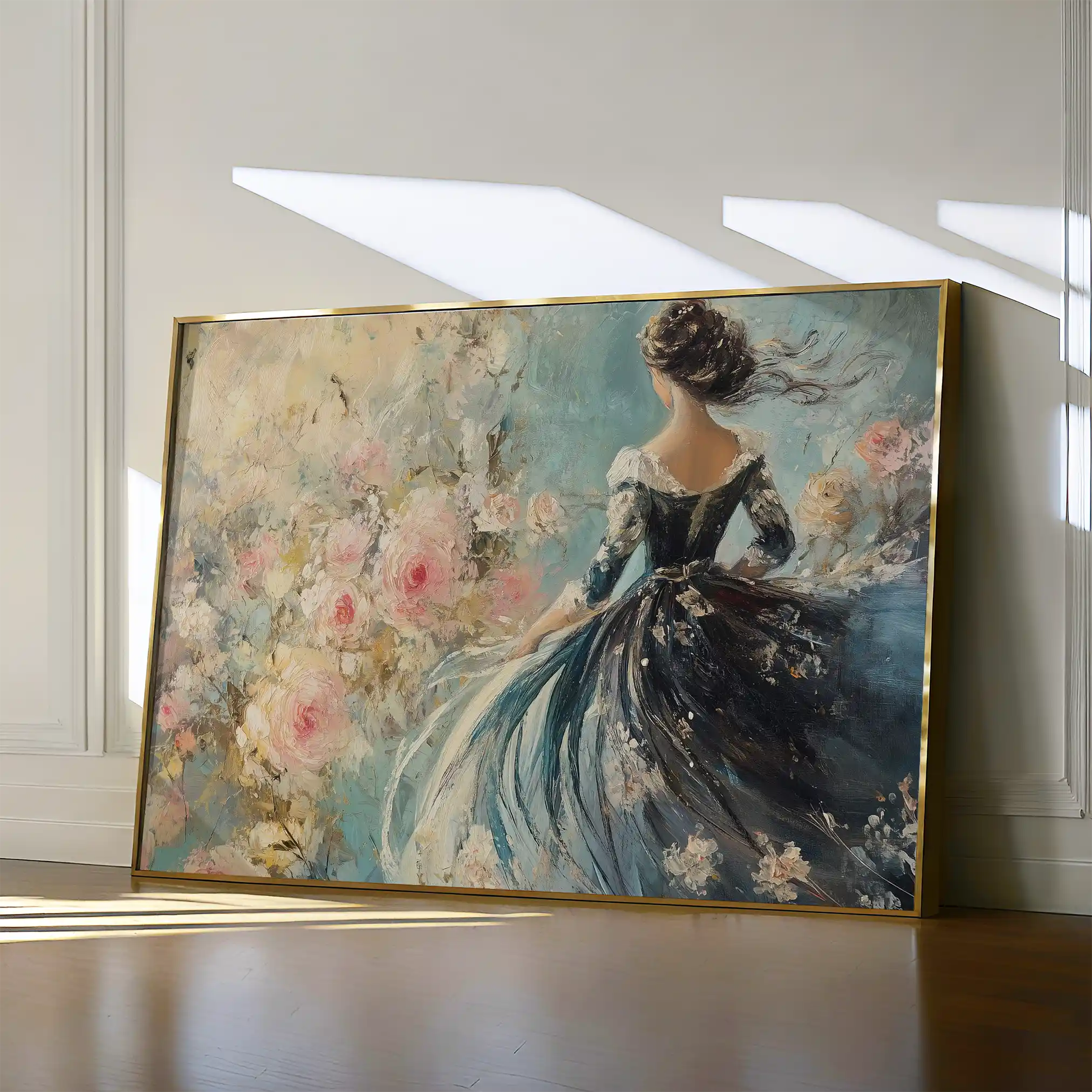 Classic 003 Canvas Art 18" x 24" / 45 x 60 cm / Black