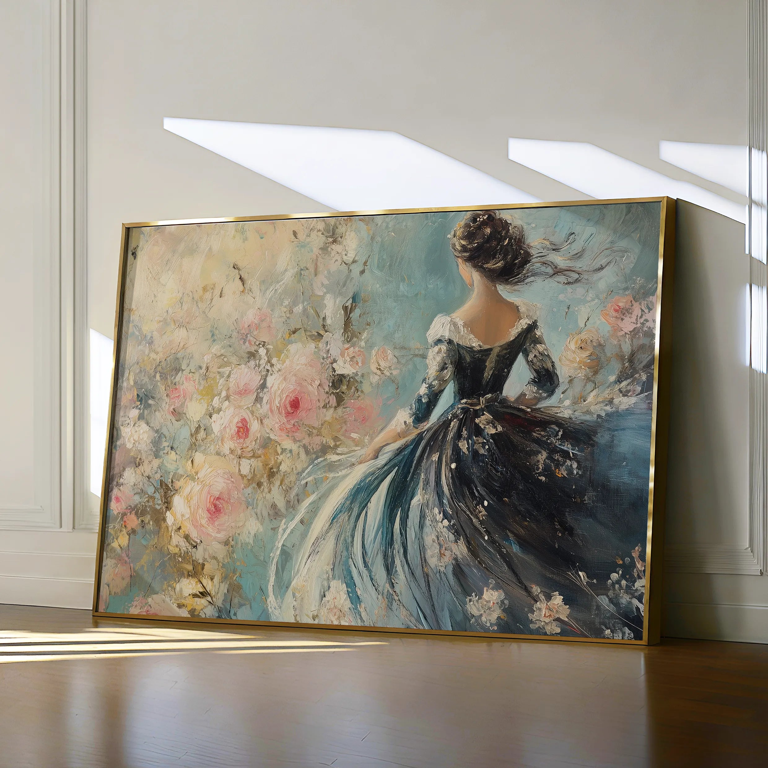 Classic 003 Canvas Art 18" x 24" / 45 x 60 cm / Black