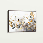 Floral 003 Canvas Art 18" x 24" / 45 x 60 cm / Black