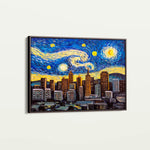 Landscape 003 Canvas Art 18" x 24" / 45 x 60 cm / Black