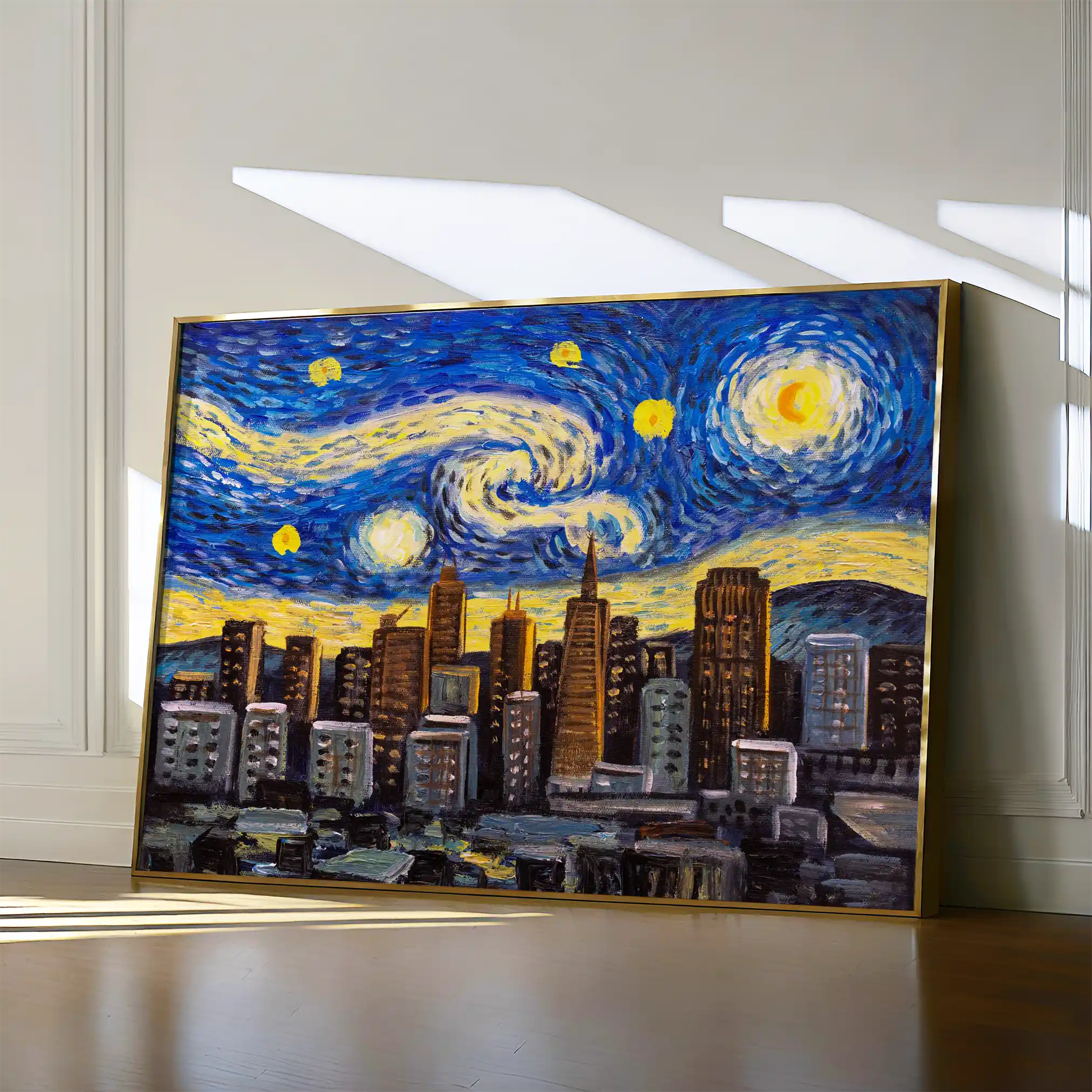 Landscape 003 Canvas Art 60 x 40 cm / Black