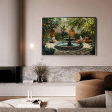 Orientalist 003 Canvas Art 18" x 24" / 45 x 60 cm / Black