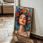 Portrait 003 Canvas Art 18" x 24" / 45 x 60 cm / Black