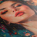 Portrait 003 Canvas Art 18" x 24" / 45 x 60 cm / Black