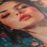 Portrait 003 Canvas Art 60 x 40 cm / Black