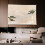 Abstract 004 Canvas Art 18" x 24" / 45 x 60 cm / Black