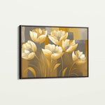 Floral 004 Canvas Art 18" x 24" / 45 x 60 cm / Black