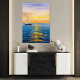 Landscape 004 Canvas Art 18" x 24" / 45 x 60 cm / Black