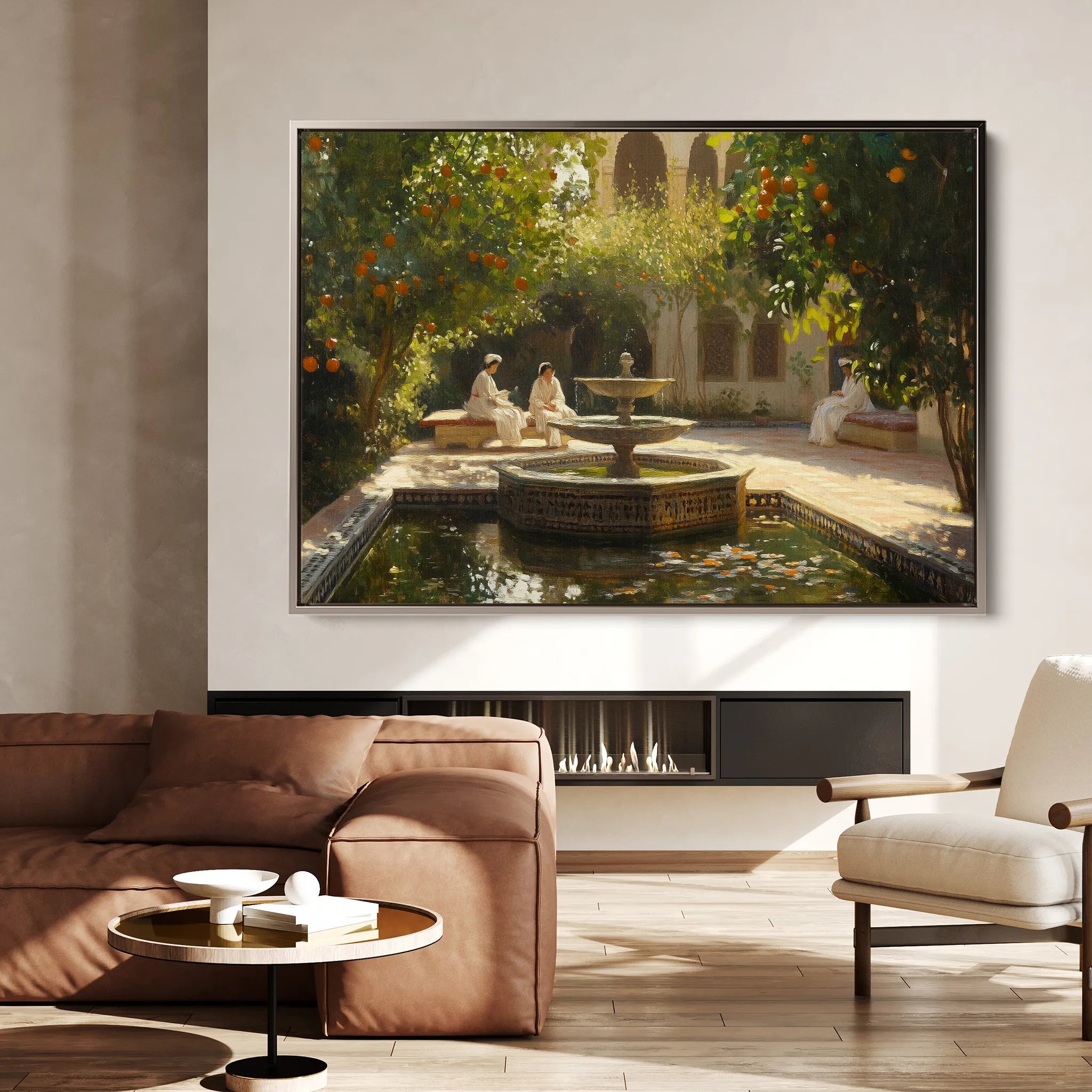 Orientalist 004 Canvas Art 18" x 24" / 45 x 60 cm / Black