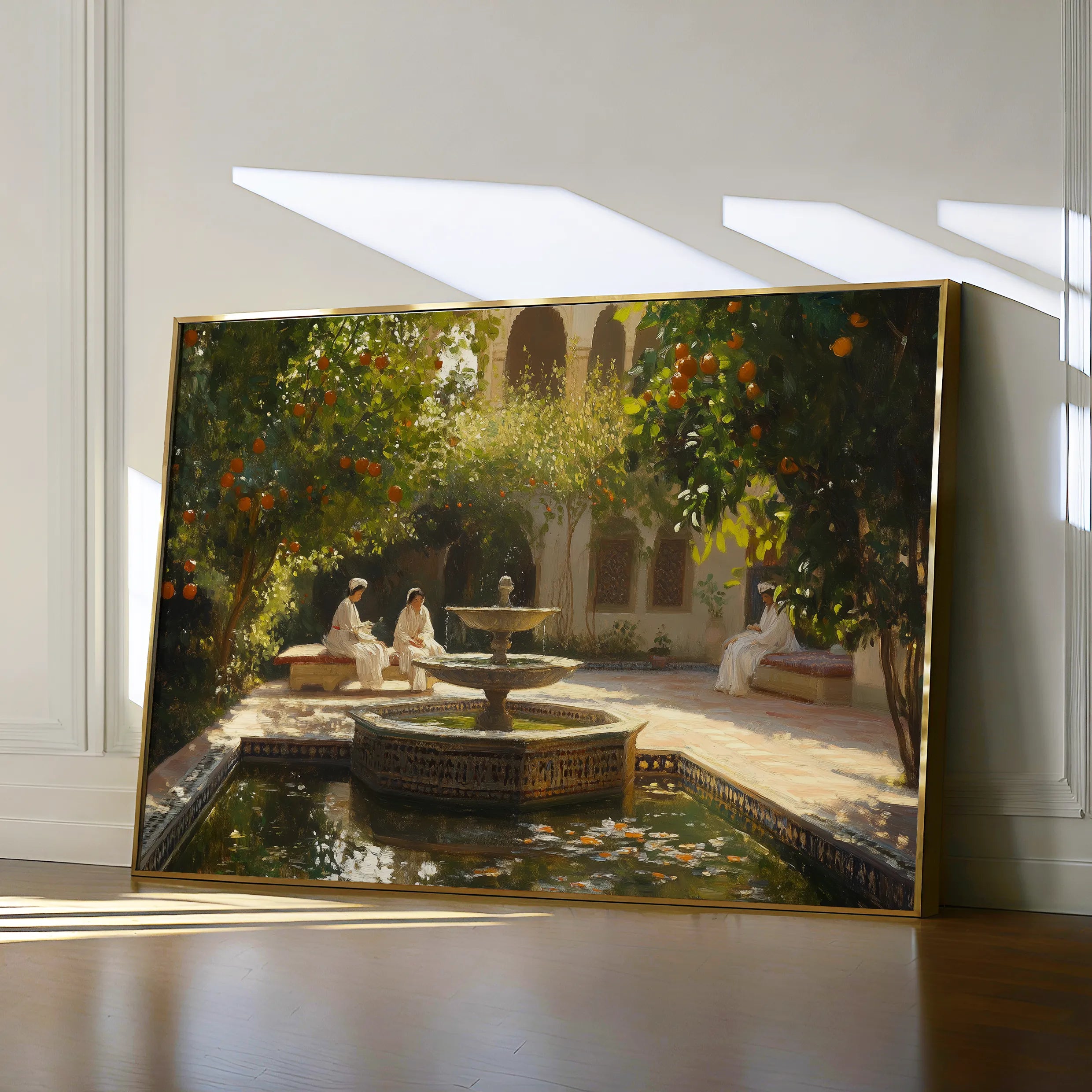 Orientalist 004 Canvas Art 18" x 24" / 45 x 60 cm / Black