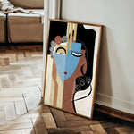 Portrait 004 Canvas Art 18" x 24" / 45 x 60 cm / Black