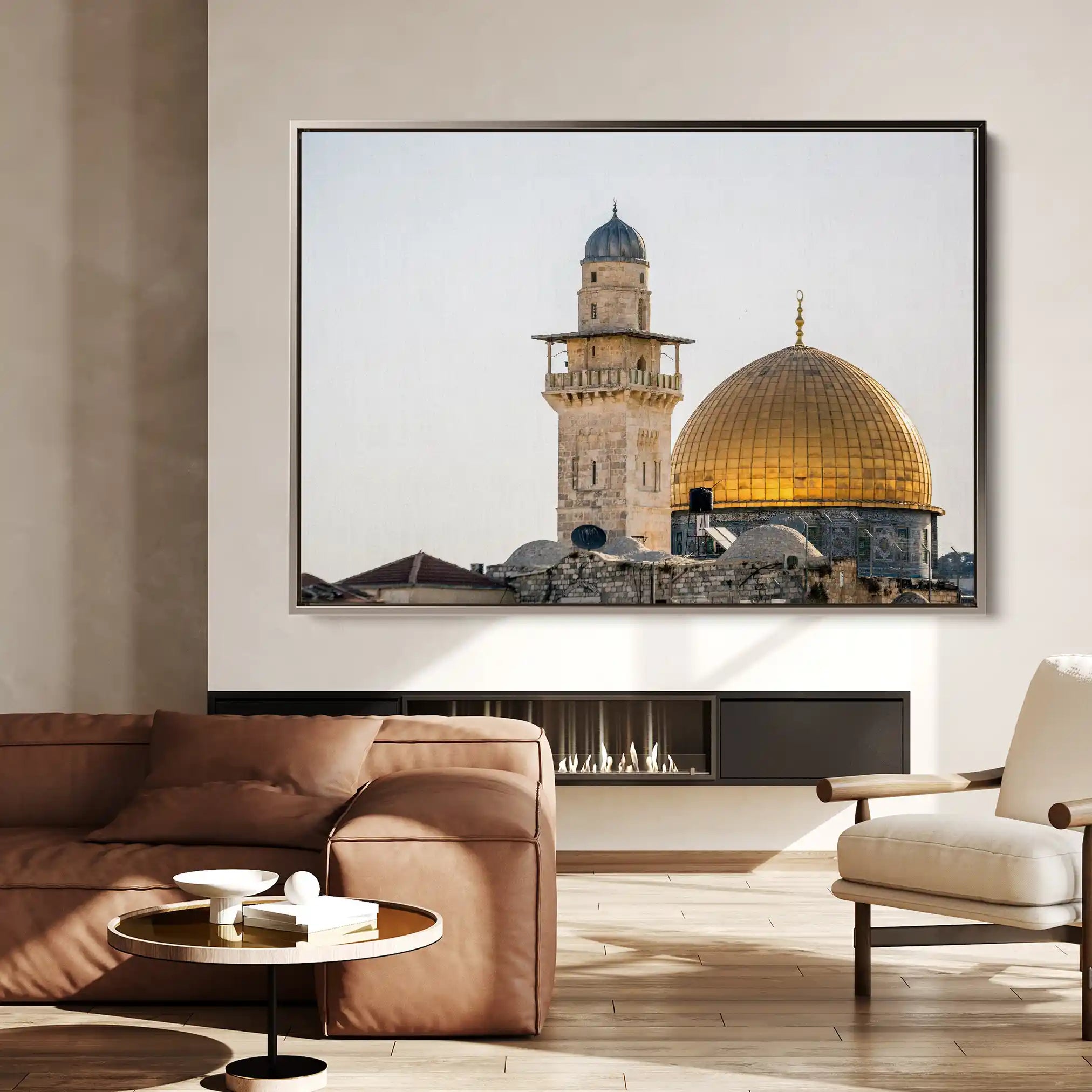 Palestine 004 Canvas Art 60 x 40 cm / Black