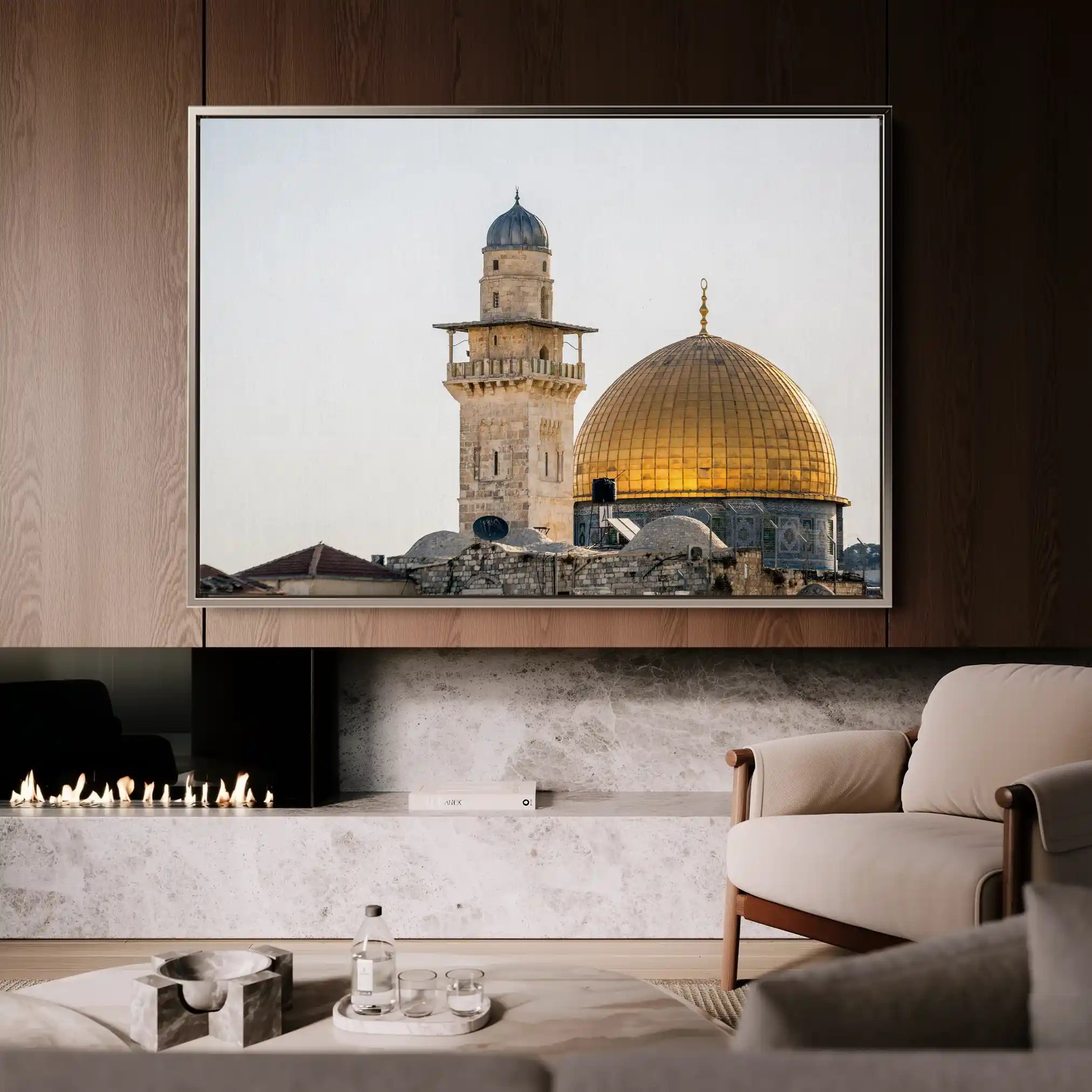Palestine 004 Canvas Art 60 x 40 cm / Black