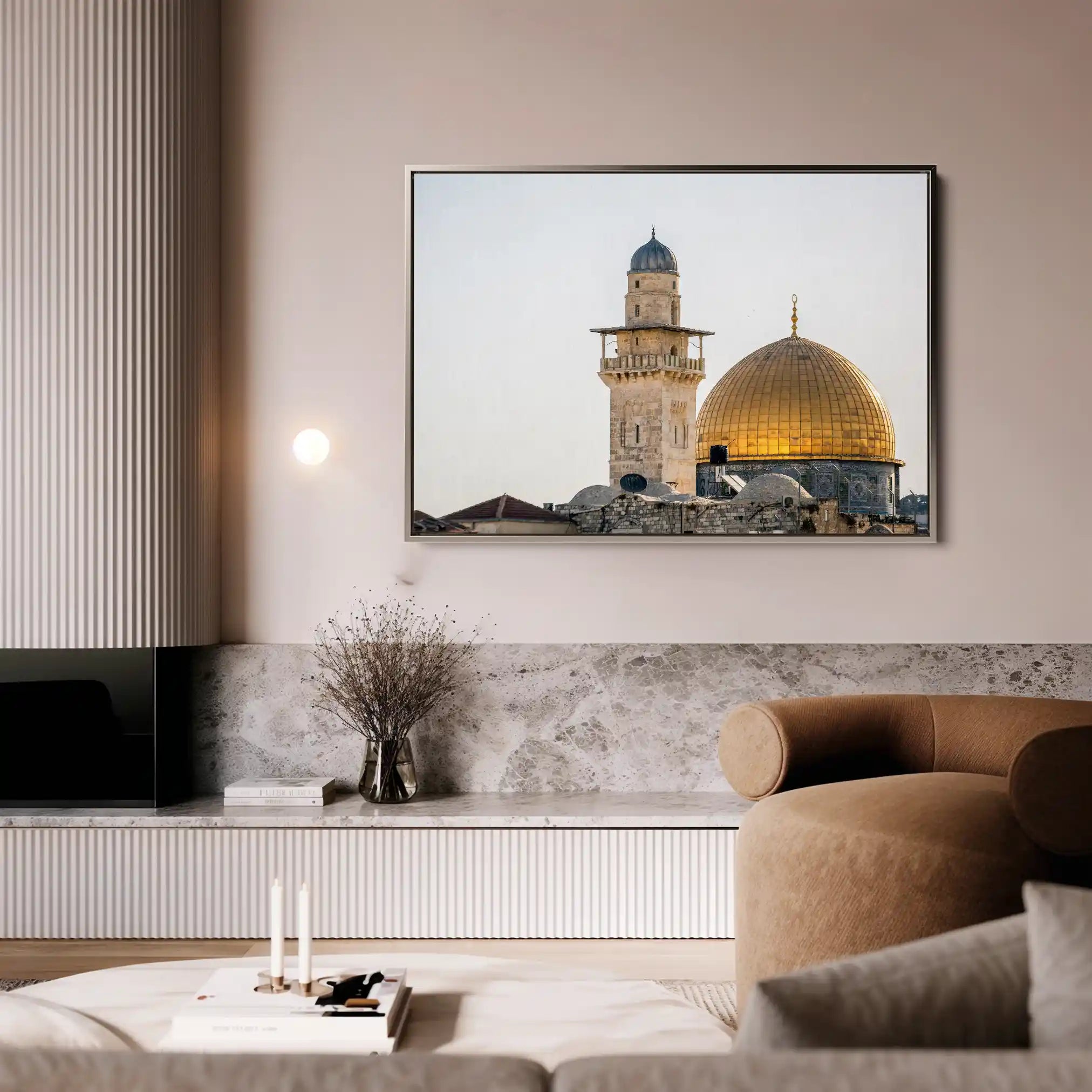 Palestine 004 Canvas Art 60 x 40 cm / Black