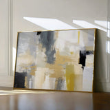Abstract 005 Canvas Art 18" x 24" / 45 x 60 cm / Black