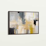 Abstract 005 Canvas Art 18" x 24" / 45 x 60 cm / Black
