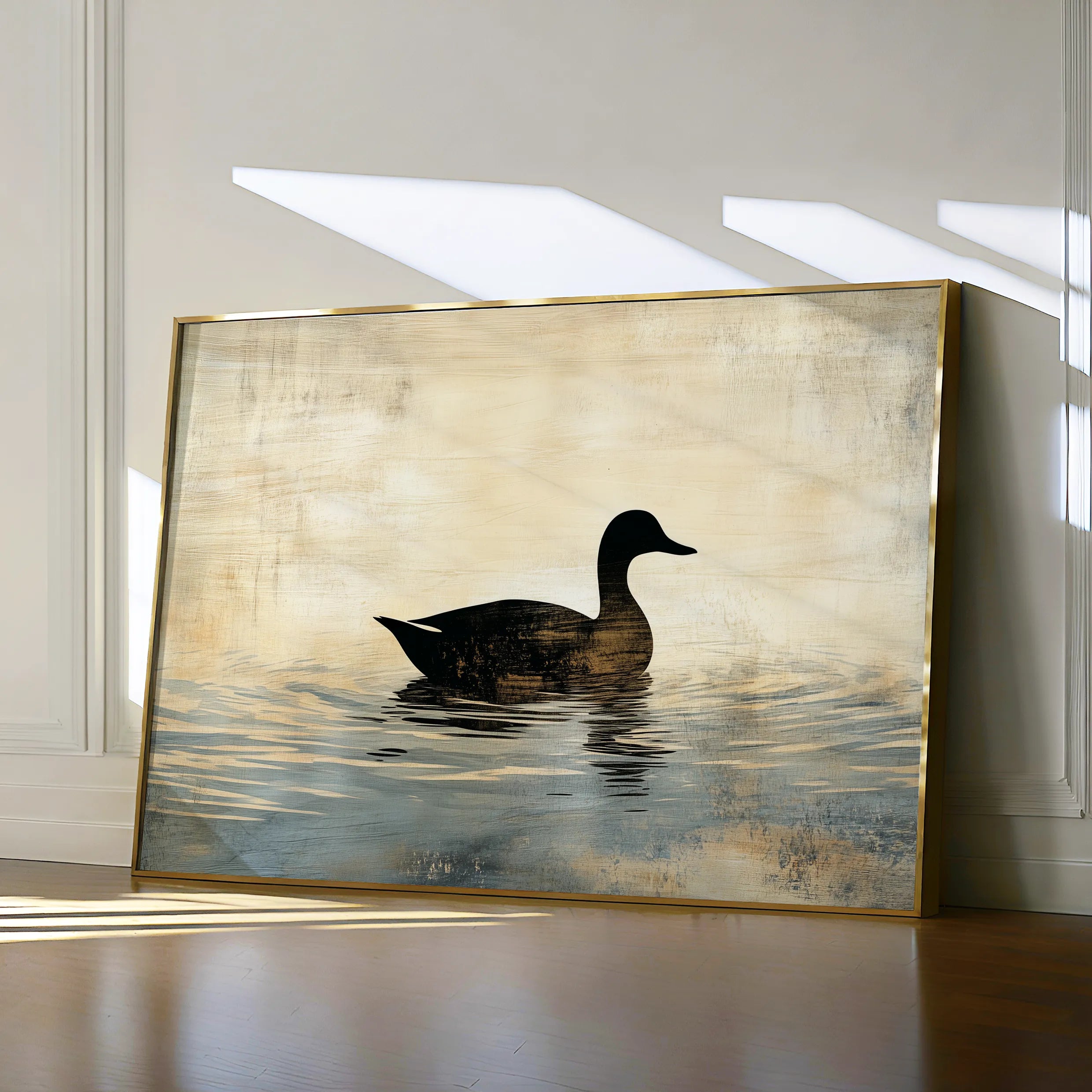 Animals 005 Canvas Art 18" x 24" / 45 x 60 cm / Black