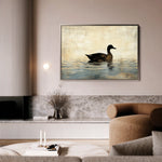 Animals 005 Canvas Art 18" x 24" / 45 x 60 cm / Black
