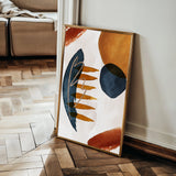 Boho 005 Canvas Art 18" x 24" / 45 x 60 cm / Black