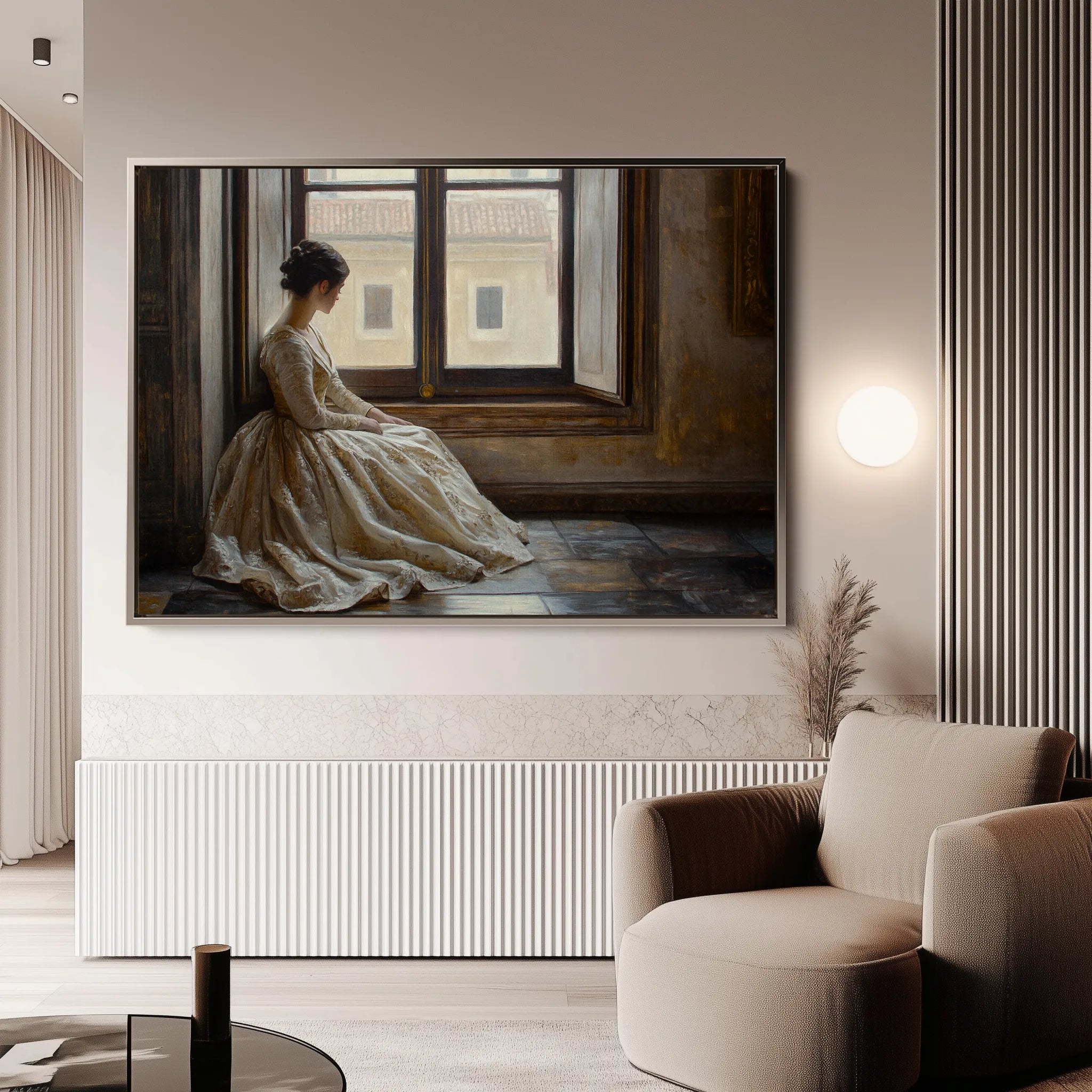 Classic 005 Canvas Art 18" x 24" / 45 x 60 cm / Black