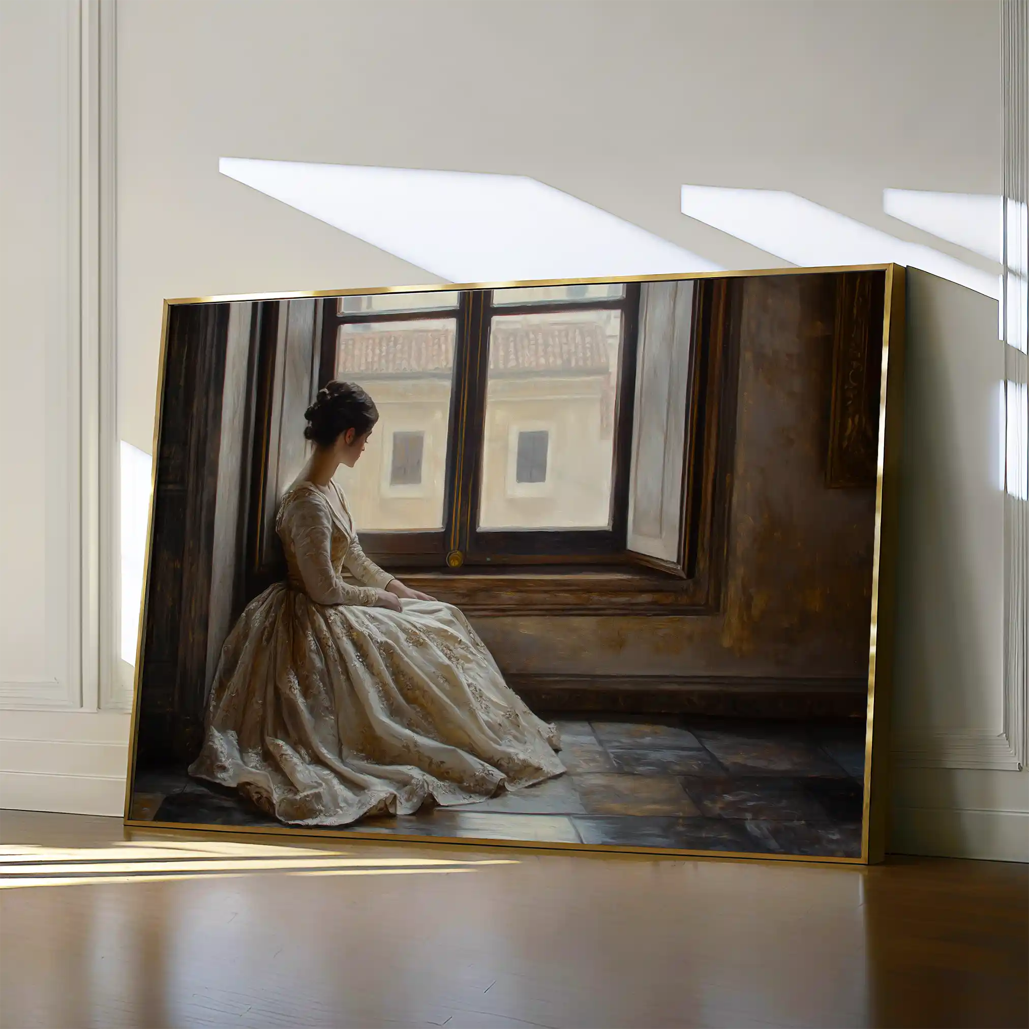 Classic 005 Canvas Art 18" x 24" / 45 x 60 cm / Black