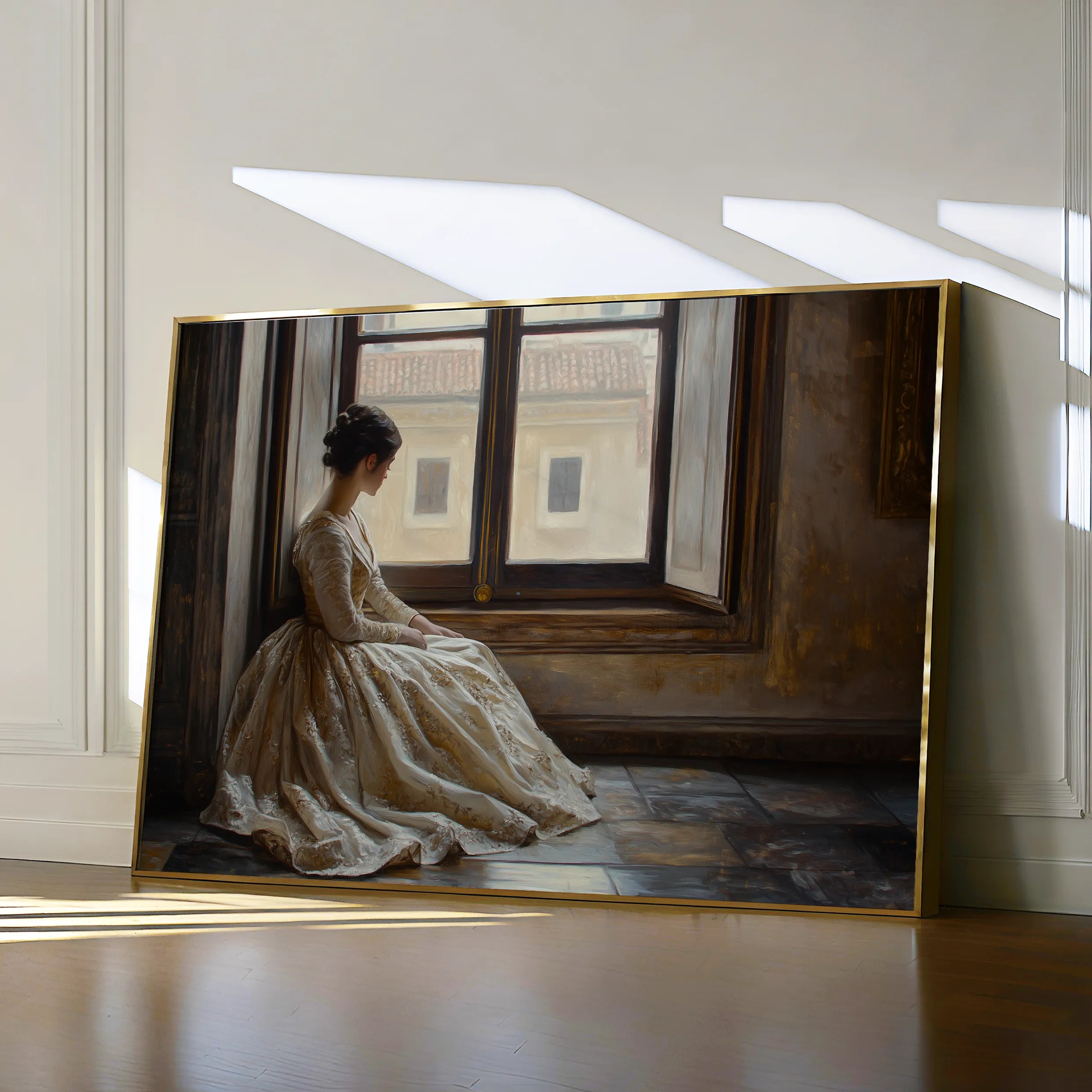 Classic 005 Canvas Art 18" x 24" / 45 x 60 cm / Black