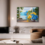 Floral 005 Canvas Art 18" x 24" / 45 x 60 cm / Black