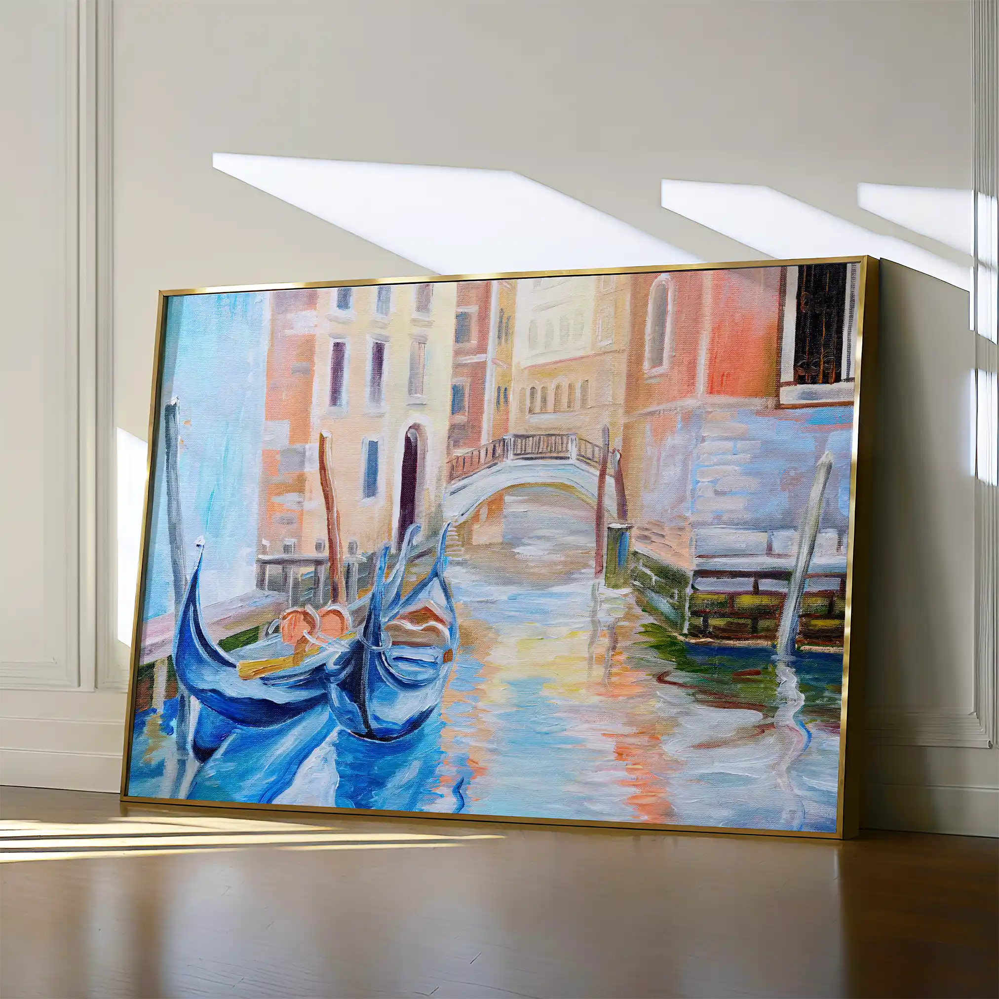 Landscape 005 Canvas Art 60 x 40 cm / Black