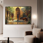 Orientalist 005 Canvas Art 18" x 24" / 45 x 60 cm / Black