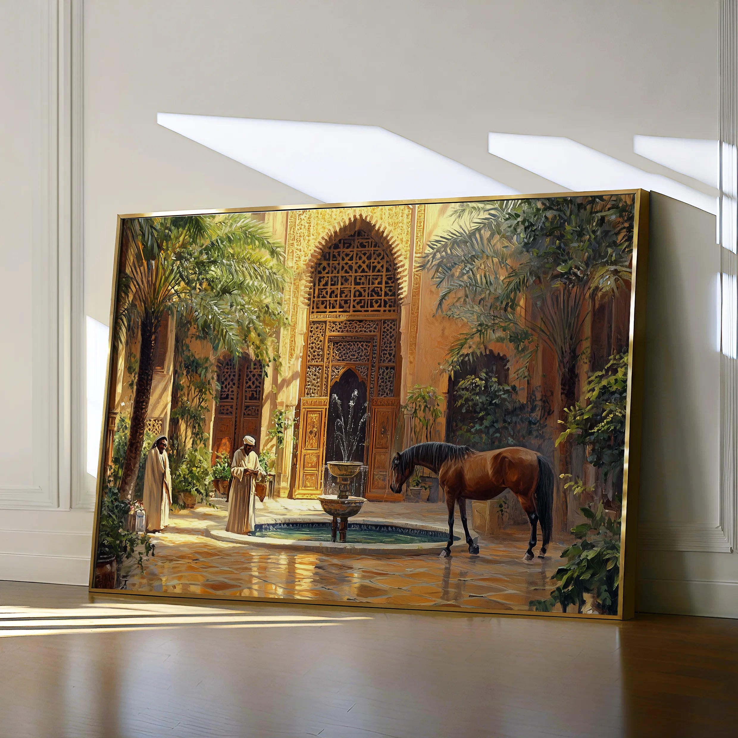 Orientalist 005 Canvas Art 18" x 24" / 45 x 60 cm / Black