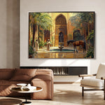 Orientalist 005 Canvas Art 18" x 24" / 45 x 60 cm / Black