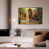 Orientalist 005 Canvas Art 18" x 24" / 45 x 60 cm / Black