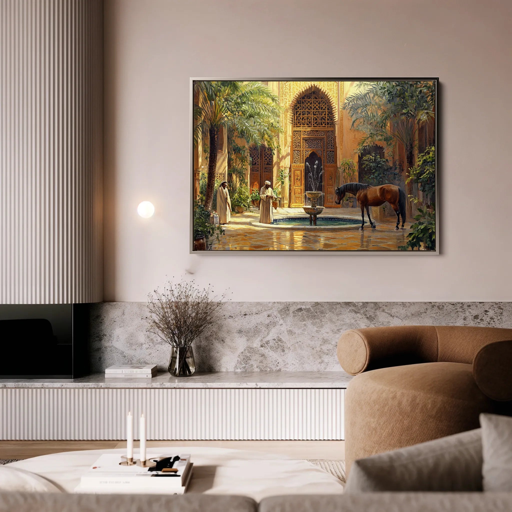 Orientalist 005 Canvas Art 18" x 24" / 45 x 60 cm / Black