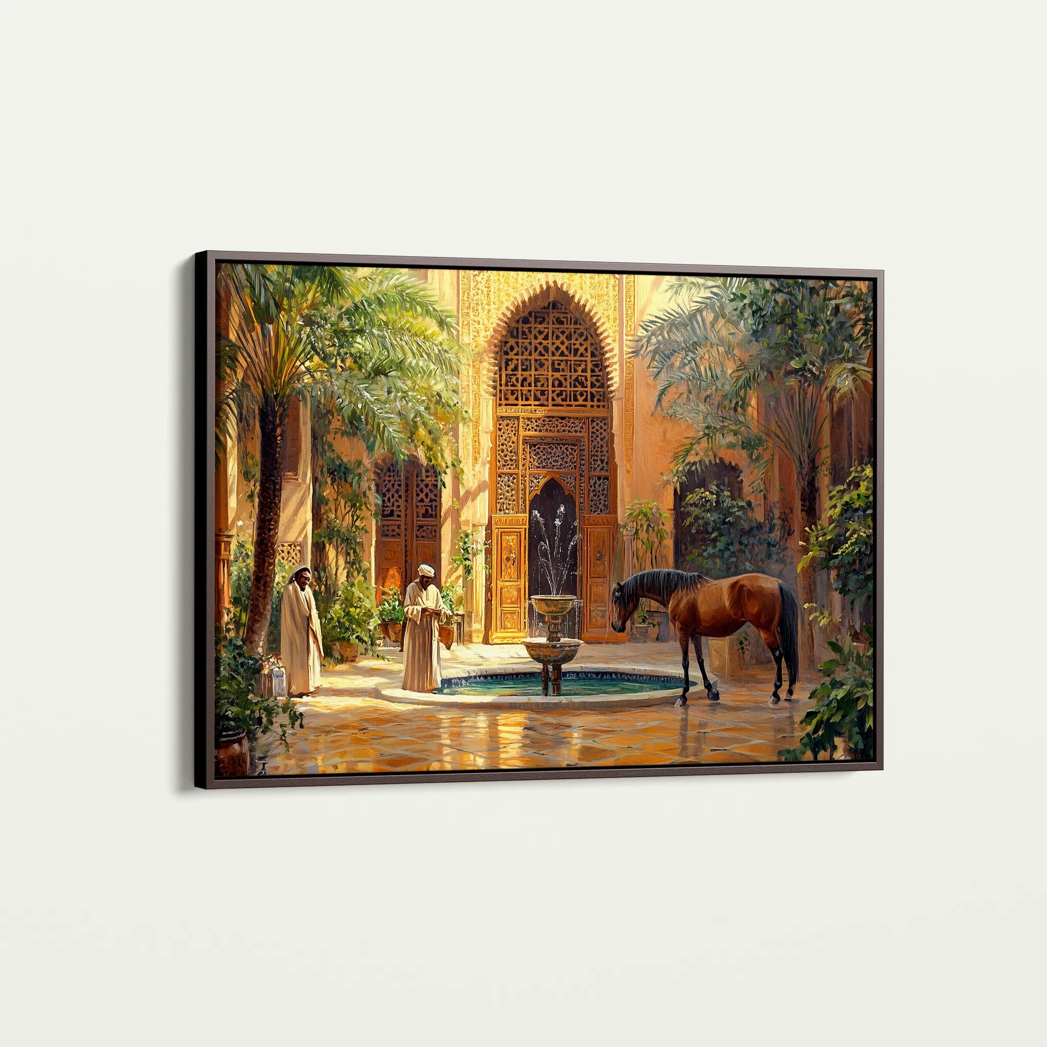 Orientalist 005 Canvas Art 18" x 24" / 45 x 60 cm / Black