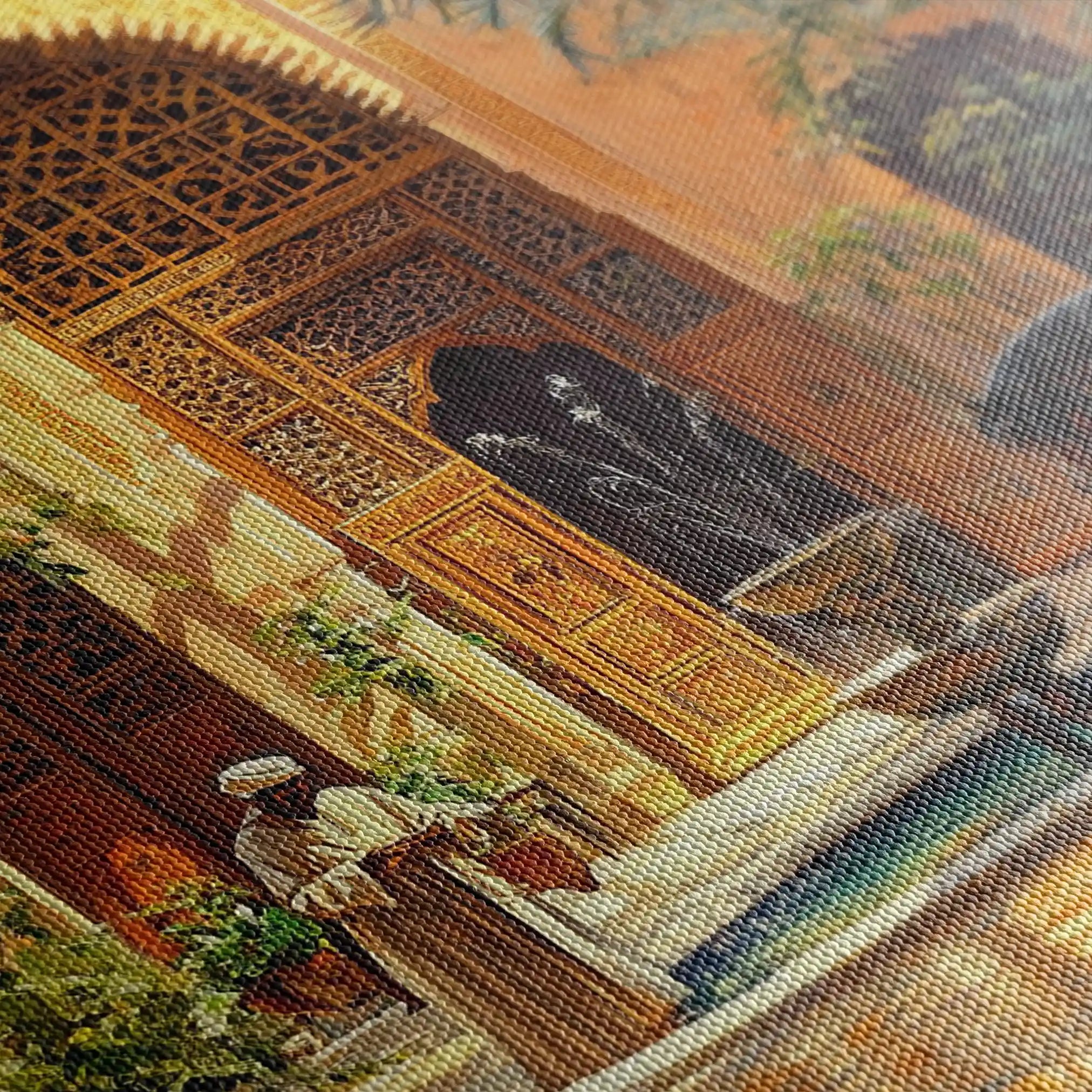 Orientalist 005 Canvas Art 60 x 40 cm / Black