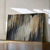 Abstract 006 Canvas Art 18" x 24" / 45 x 60 cm / Black