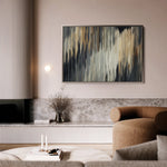 Abstract 006 Canvas Art 18" x 24" / 45 x 60 cm / Black