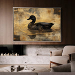Animals 006 Canvas Art 18" x 24" / 45 x 60 cm / Black
