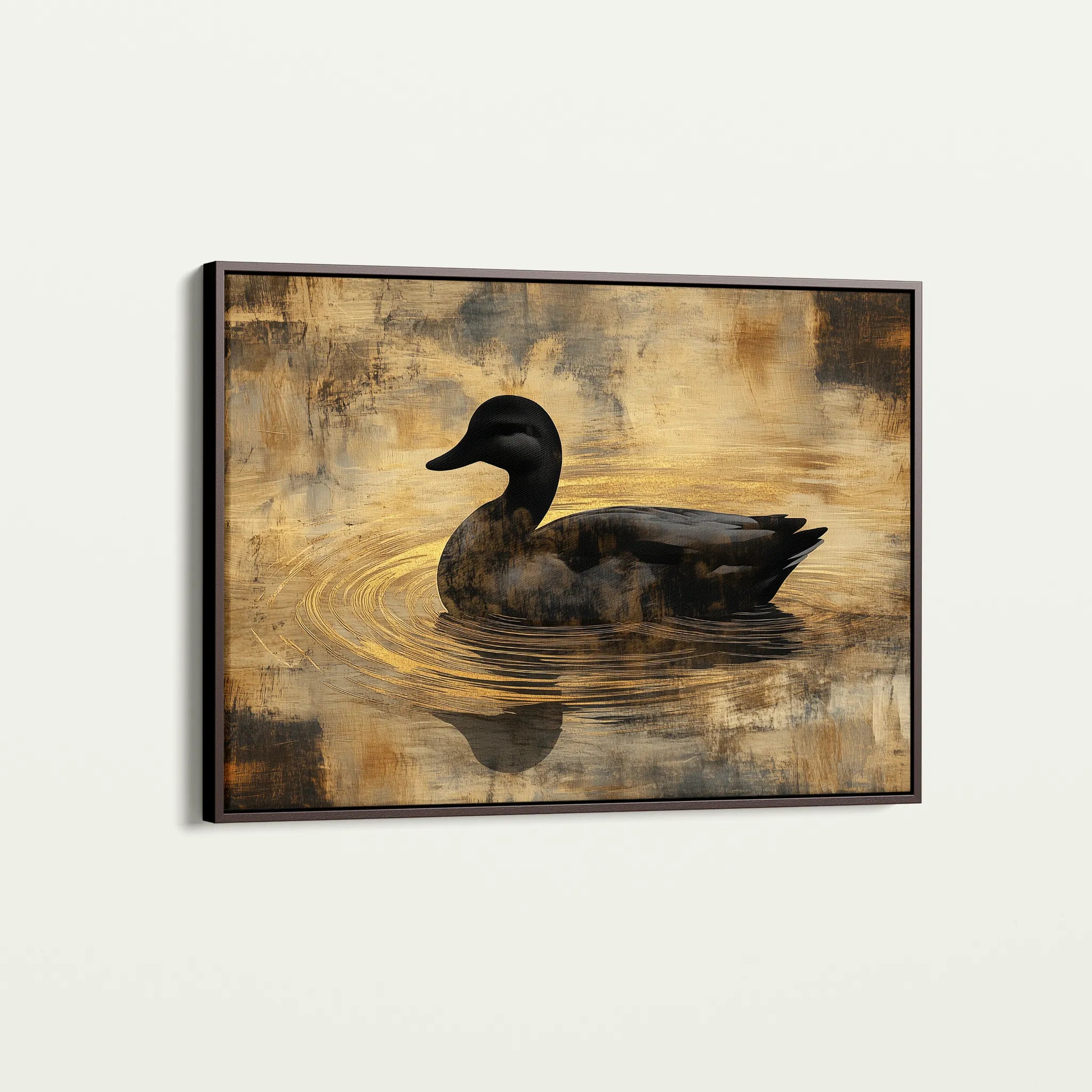 Animals 006 Canvas Art 18" x 24" / 45 x 60 cm / Black