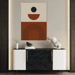 Boho 006 Canvas Art 18" x 24" / 45 x 60 cm / Black