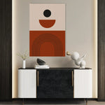 Boho 006 Canvas Art 60 x 40 cm / Black