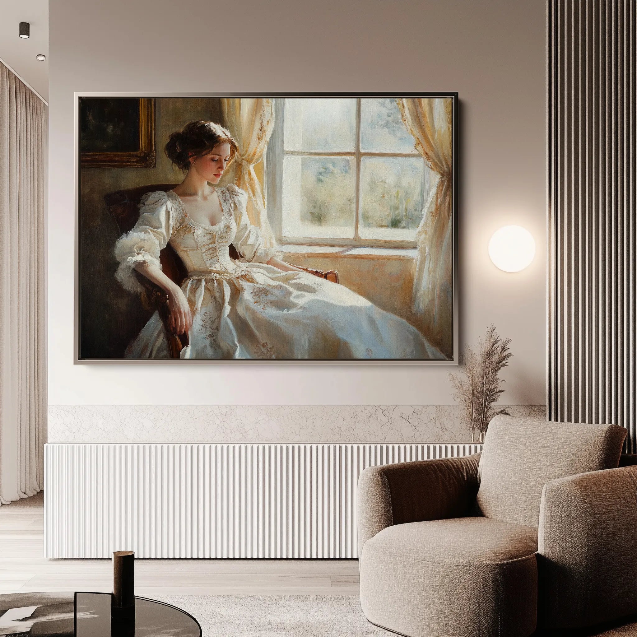 Classic 006 Canvas Art 18" x 24" / 45 x 60 cm / Black