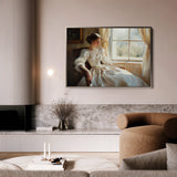 Classic 006 Canvas Art 18" x 24" / 45 x 60 cm / Black
