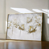 Floral 006 Canvas Art 18" x 24" / 45 x 60 cm / Black