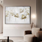 Floral 006 Canvas Art 18" x 24" / 45 x 60 cm / Black