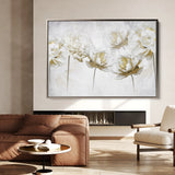 Floral 006 Canvas Art 18" x 24" / 45 x 60 cm / Black